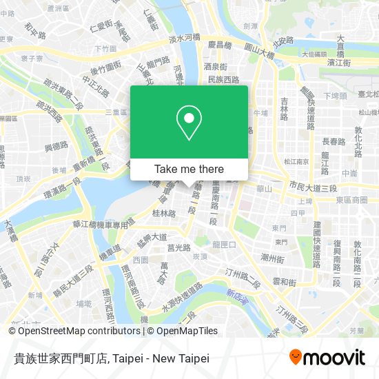 貴族世家西門町店 map