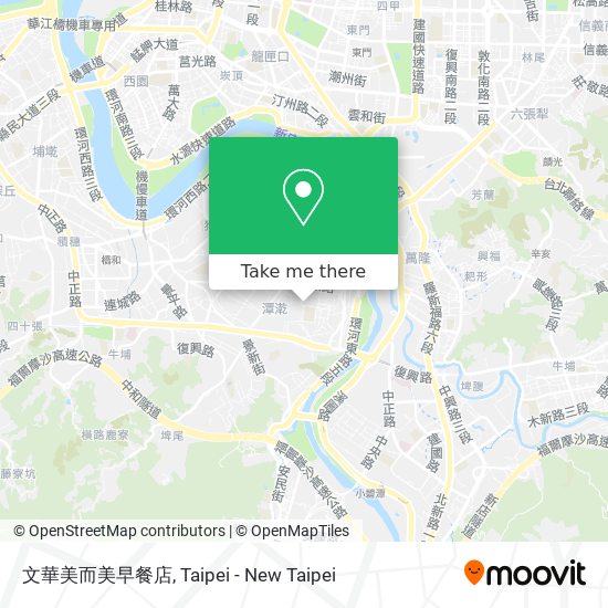 文華美而美早餐店地圖