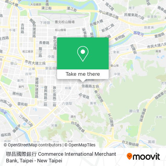 聯昌國際銀行 Commerce International Merchant Bank map