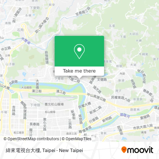 緯來電視台大樓 map