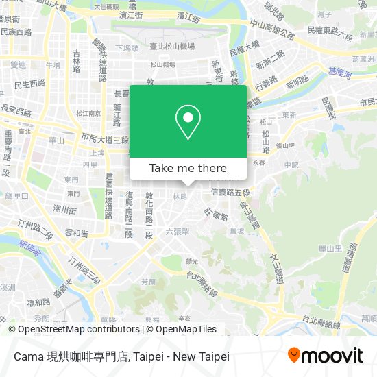 Cama 現烘咖啡專門店 map