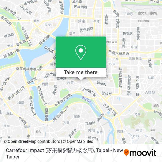 Carrefour Impact (家樂福影響力概念店) map