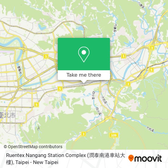 Ruentex Nangang Station Complex (潤泰南港車站大樓) map