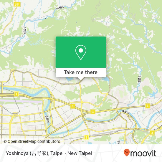 Yoshinoya (吉野家) map