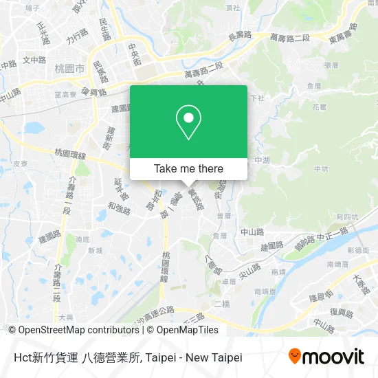 Hct新竹貨運 八德營業所 map