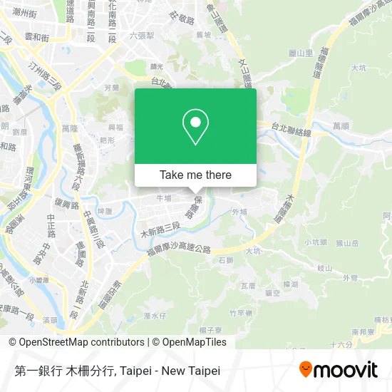 第一銀行 木柵分行 map