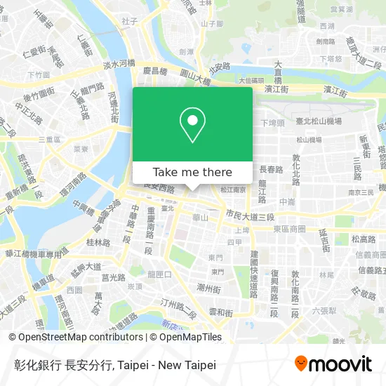 彰化銀行 長安分行 map