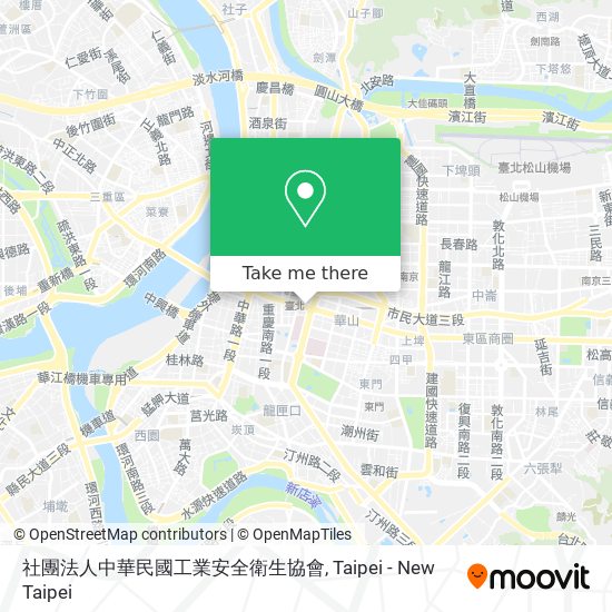 社團法人中華民國工業安全衛生協會 map
