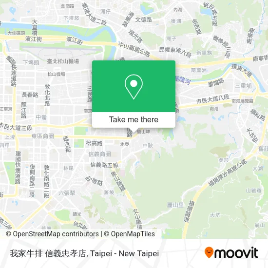我家牛排 信義忠孝店地圖