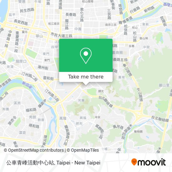 公車青峰活動中心站 map