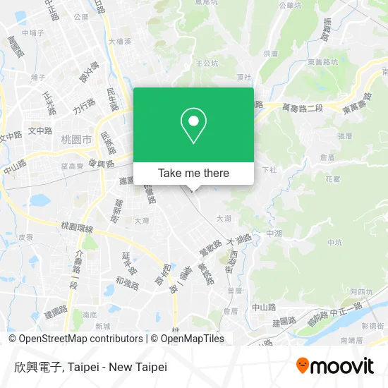欣興電子地圖