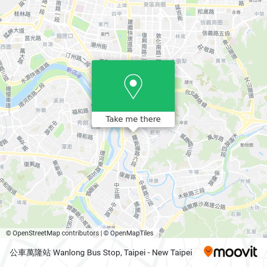 公車萬隆站 Wanlong Bus Stop map