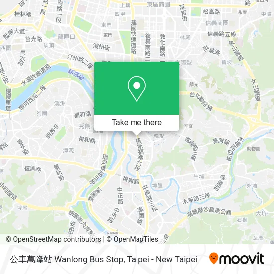 公車萬隆站 Wanlong Bus Stop map