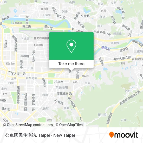 公車國民住宅站地圖