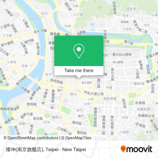 燦坤(南京旗艦店)地圖
