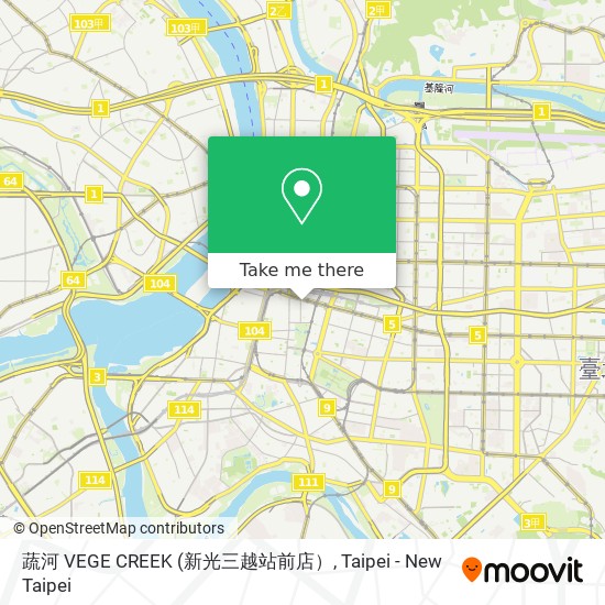 蔬河 VEGE CREEK map