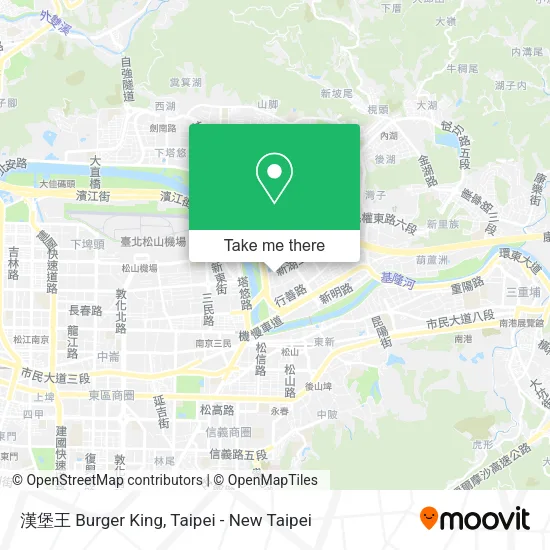 漢堡王 Burger King地圖