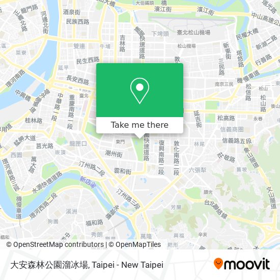 大安森林公園溜冰場 map
