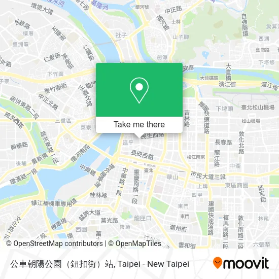 公車朝陽公園（鈕扣街）站地圖