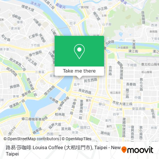 路易·莎咖啡 Louisa Coffee (大稻埕門市) map