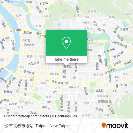 公車長春市場站 map