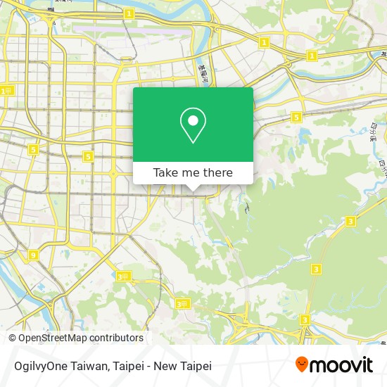 OgilvyOne Taiwan map