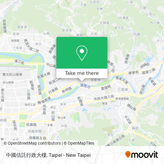 中國信託行政大樓 map