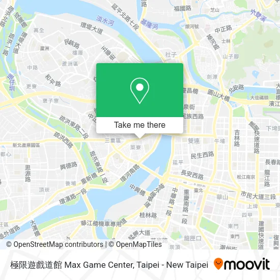 極限遊戲道館 Max Game Center map