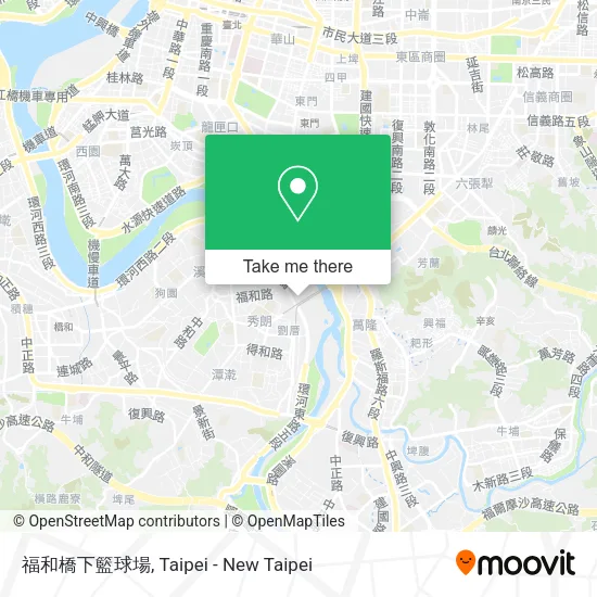 福和橋下籃球場地圖