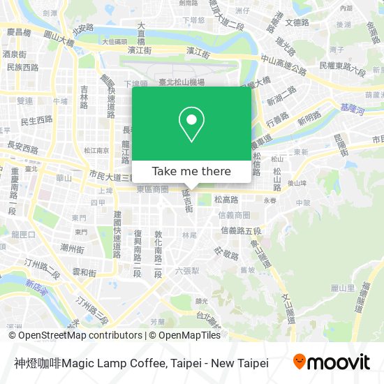 神燈咖啡Magic Lamp Coffee map