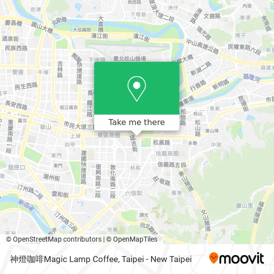 神燈咖啡Magic Lamp Coffee map