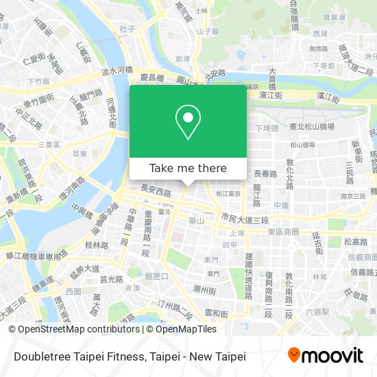 Doubletree Taipei Fitness map