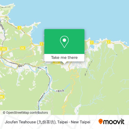 Jioufen Teahouse (九份茶坊)地圖