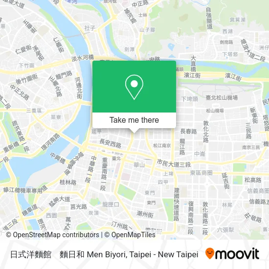 日式洋麵館　麵日和 Men Biyori地圖