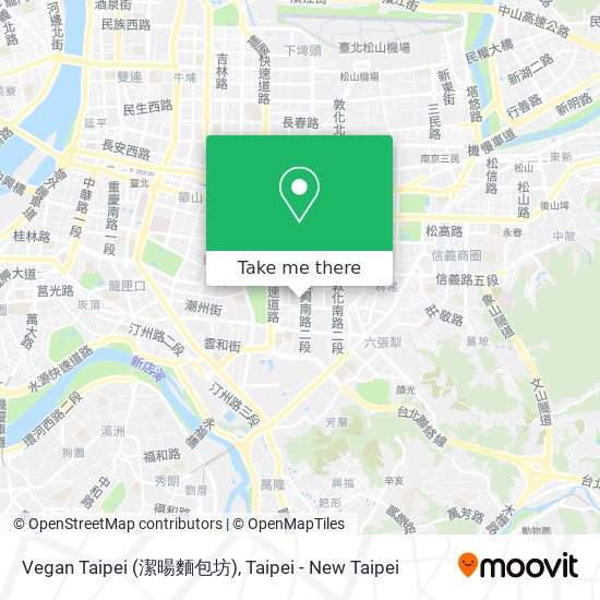 Vegan Taipei (潔暘麵包坊) map