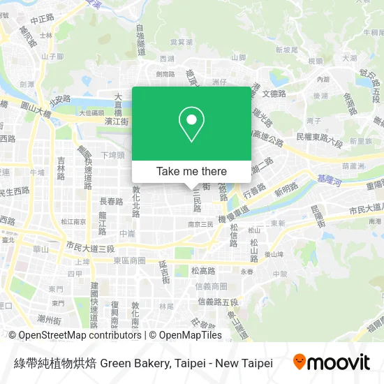 綠帶純植物烘焙 Green Bakery map