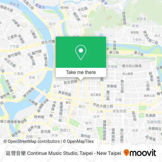 延聲音樂 Continue Music Studio map