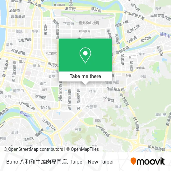 Baho 八和和牛燒肉專門店地圖