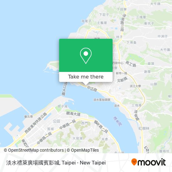 淡水禮萊廣場國賓影城 map