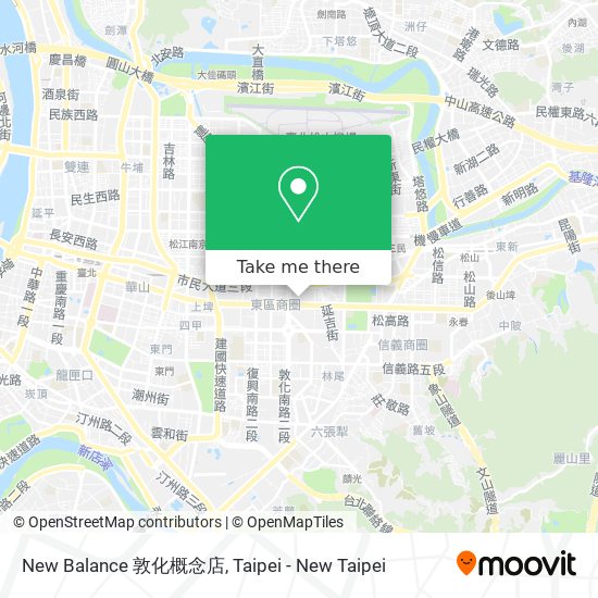 New Balance 敦化概念店 map