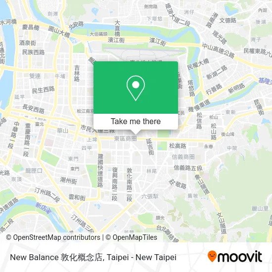 New Balance 敦化概念店 map
