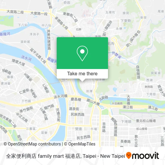 全家便利商店 family mart 福港店 map