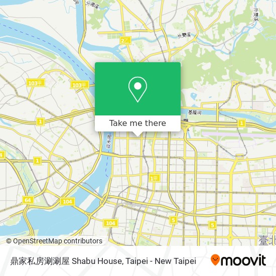 鼎家私房涮涮屋 Shabu House map