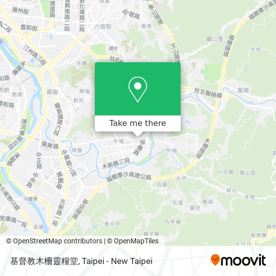 How To Get To 基督教木柵靈糧堂in 文山區by Bus Or Metro