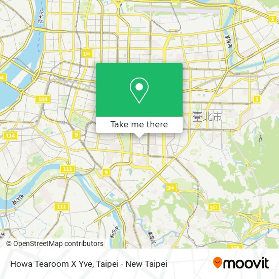 How To Get To Howa Tearoom X Yve In 大安區by Bus Or Metro