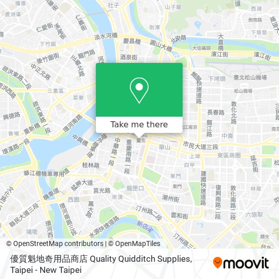 優質魁地奇用品商店 Quality Quidditch Supplies map