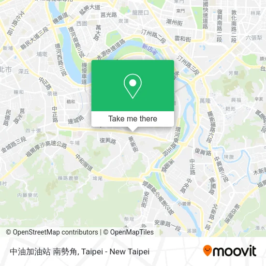 中油加油站 南勢角地圖