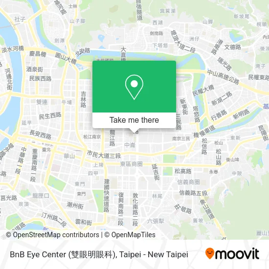 BnB Eye Center (雙眼明眼科)地圖