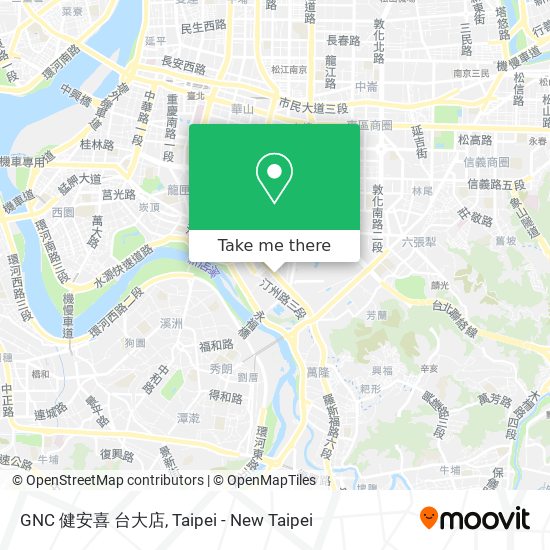 GNC 健安喜 台大店 map