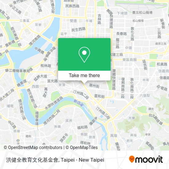 洪健全教育文化基金會地圖